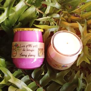 Les p'tits pots de bougies  Ylang ylang