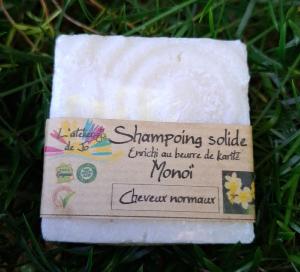 Shampoing solide naturel Monoï